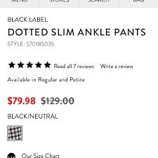 Black Label Dotted Slim Pants