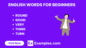 450 english words for beginners