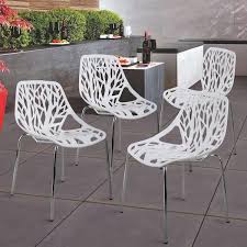 Jaxpety Stackable Plastic Outdoor Patio