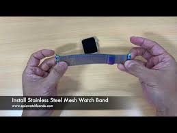 stainless steel mesh watch band owners