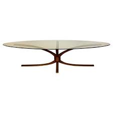 Mid Century Modern Oval Coffee Table