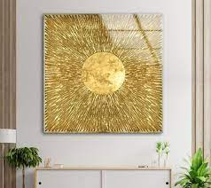 Tempered Glass Wall Art For Office Home