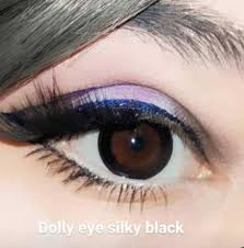 contact lenses dolly silky black