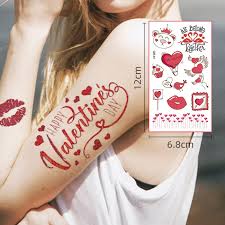 beiling valentines day temporary tattoo