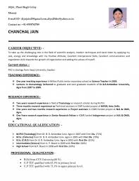 Everyone looks for jobs with no job experience so don't worry! Resume Sample For Teaching Job Addictionary