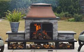 Enjoy the largest wood burning indoor outdoor fireplaces. How To Choose An Outdoor Fireplace The Home Depot