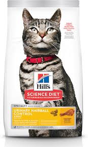 Hills Science Diet Adult Urinary Hairball Control Dry Cat Food 3 5 Lb Bag