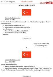 Cumhurbaşkanı Erdoğan'dan atama kararları - Star Haber