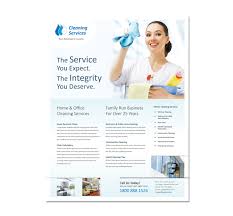 Cleaning Company Flyers Template Use This Home Cleaning Flyer