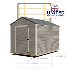 metal utility united portable buildings