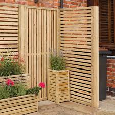 rowlinson 6 x 3ft vertical fence panels