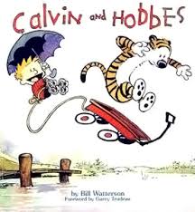 You can give the pictures to color from the lower level of difficultly and detail to the higher as their skills are increasing. Calvin And Hobbes Wikipedia