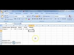 how to calculate profit margin with a