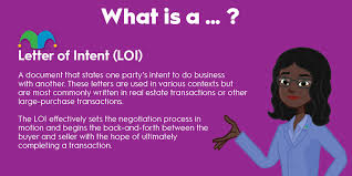 what is a letter of intent loi the