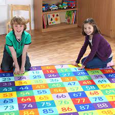 rainbow 1 100 numbers carpet