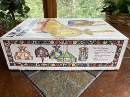 Vintage Ernani Stained Glass Lamp Kit