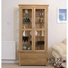 Opus Solid Oak And Glass Display