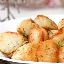 Perfect baked potatoes made in the air fryer come out light and fluffy interior, crispy skin and are much quicker than in the oven. Roast Potatoes Cooked From Frozen Roast Potatoes Potato Dishes Cooking