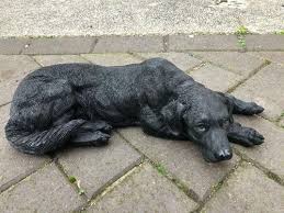 Large 43cm Black Labrador Realistic