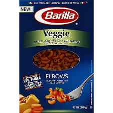barilla pasta veggie elbows s