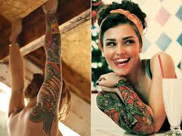 Você pode ser mais ousada e optar por uma tatuagem feminina que cubra completamente o ombro. Tatuagens Femininas No Braco Inteiro 1 Claudinha Mulatinha Flickr
