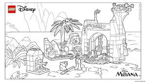 Kakamora from moana coloring page | free printable. Lego Disney Moana Island Coloring Pages Printable