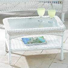 Coffee table with metal legs. White Wicker Coffee Table Kirklands