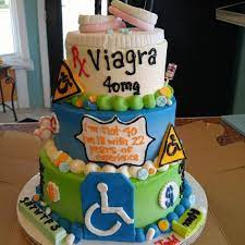 Funny 40th Birthday Cakes For Him gambar png