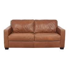 West Elm Henry Leather Sofa 28 Off