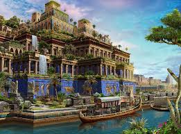 The hanging gardens did not really hang in the exact sense of being suspended from cables or ropes. Hanging Gardens Of Babylon