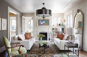 Living Room With Multiple Doors And