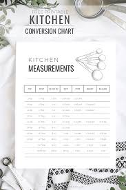 Kitchen Conversions Chart For Successful Baking Free