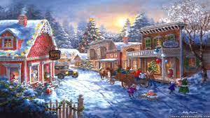 Christmas Village Backgrounds (49+ best ...