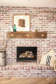 Brick Fireplace Makeover