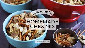 oven baked chex mix with bacon grease