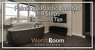 Painting A Plastic Bathtub In 4 Steps