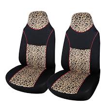 Luxury Leopard Print Car Seat Cover