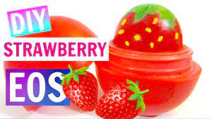 diy strawberry eos how to make eos