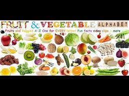 and vegetables a z a fruit vegetable