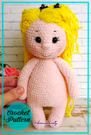 blonde easy amigurumi doll pdf crochet