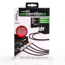 Dotz Home Entertainment Cord Identifier Kit For Cord And