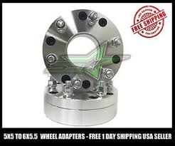 Details About 2 Wheel Adapters 5x5 To 6x5 5 Use 6 Lug Wheels On 5 Lug Car 2 Inch 12x1 5