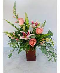 pink bouquet dallas fort worth