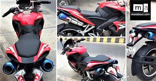 modified bajaj pulsar rs200 with twin