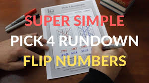 Super Simple Pick 4 Rundown Using Flip Numbers