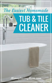Homemade Tub Tile Cleaner