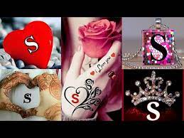 s letter love heart images hd