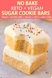 Bake these delicious diabetic cookies today! Healthy No Bake Sugar Cookie Bars Paleo Vegan Gluten Free The Big Man S World