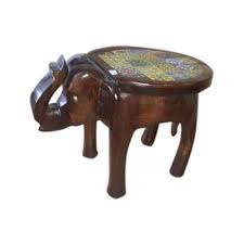 Wooden Elephant Stool Rs 1300 Piece R
