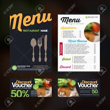 Big Set Of Restaurant And Cafe Menu Design Voucher Business Card Flag
